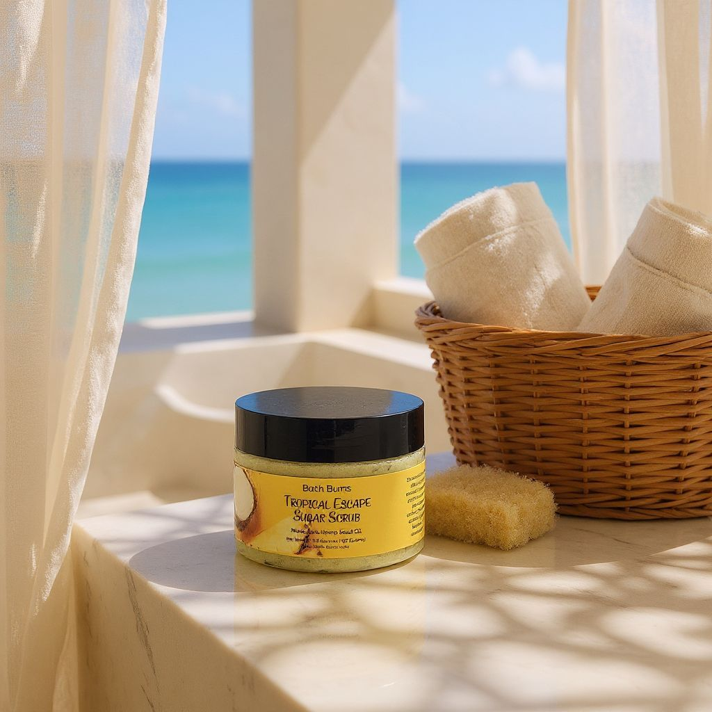 Tropical Escape Sugar Scrub 5.9 Ounces ( 167 Grams )