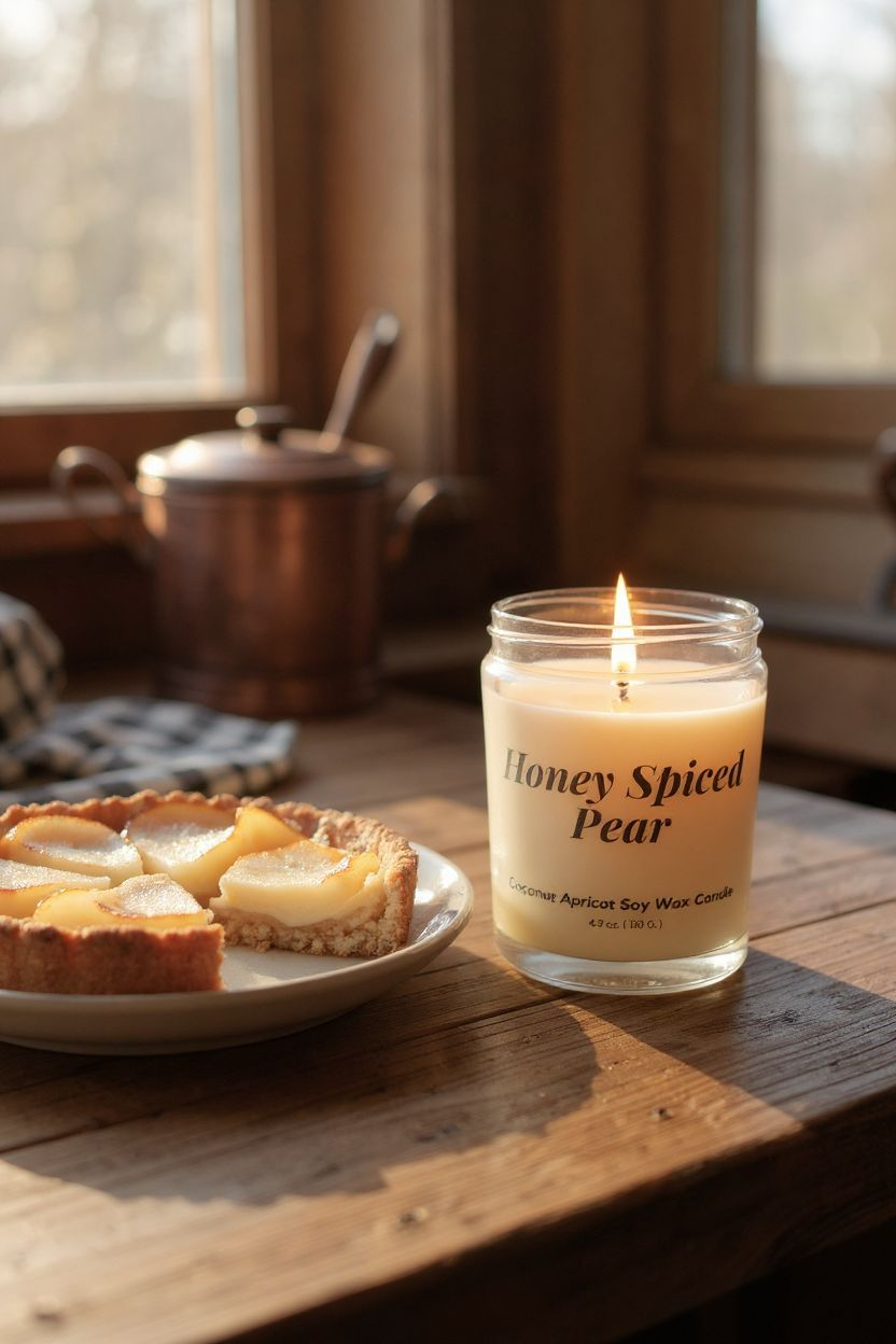 Honey Spiced Pear Hand Poured Soy Wax Candle