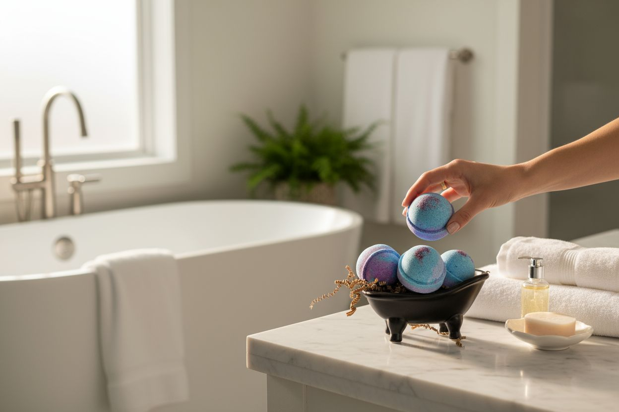 Berry Vanilla 2 Inch Round Bath Bomb ( 2.5 oz. )