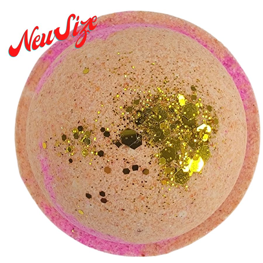 Pink Berry & Mimosa 2.5 inch Round Bath Bomb ( 2.5 oz. )
