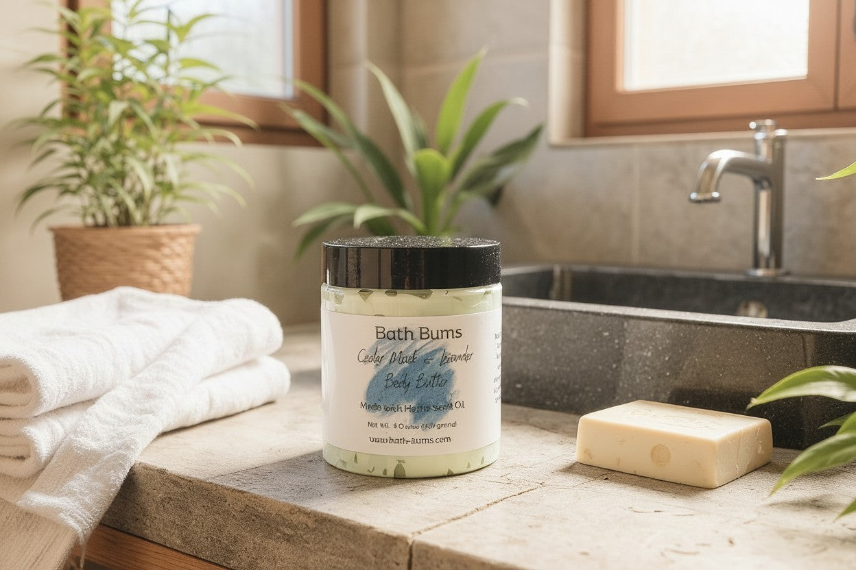 Cedar Musk & Lavender Body Butter Made With Hemp Seed Oil