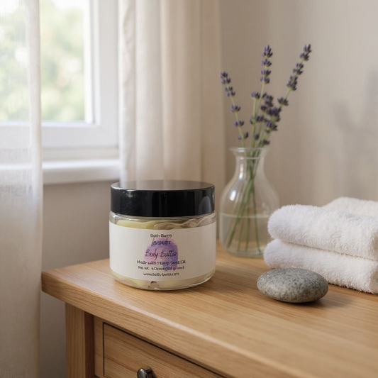 Lavender Body Butter Made With Hemp Seed Oil