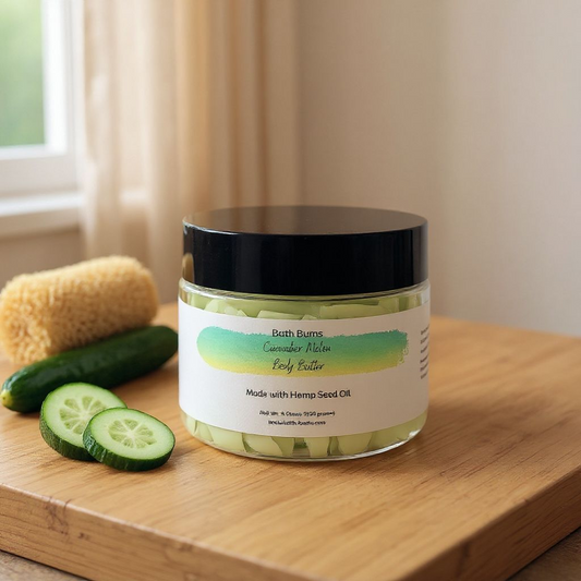 Cucumber Melon Body Butter Made With Hemp Seed Oil