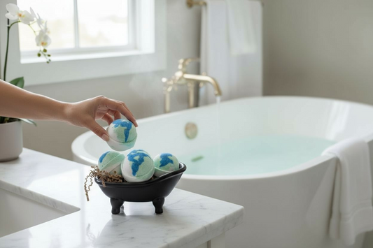 Eucalyptus and Mint 2 Inch Round Bath Bomb (2.5 oz. )