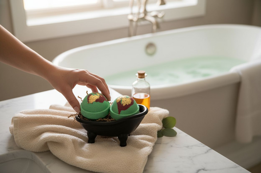 Cucumber Melon 2 Inch Round Bath Bomb ( 2.5 oz. )