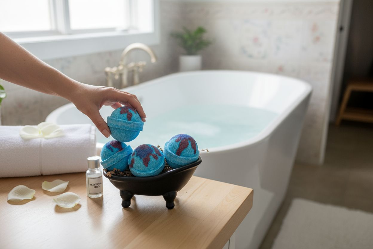 Bahama Berry & Melon 2 Inch Round Bath Bomb (2.5 oz.)