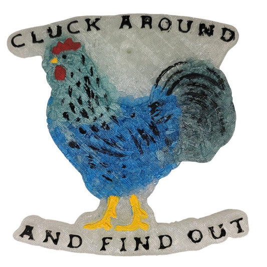 Rooster "Cluck Around" Car Freshie