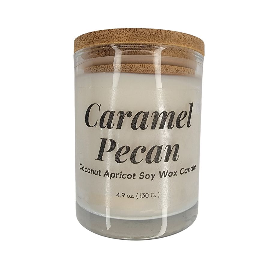 Caramel Pecan Hand Poured Soy Wax Candle